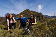 Monte Suchello (1541 m) da Aviatico (1080 m) il 13 aprile 2015